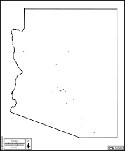 Arizona: Free maps, free blank maps, free outline maps, free base maps