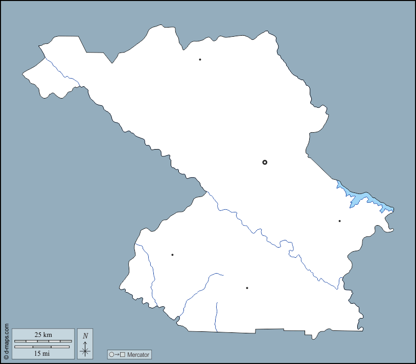 Nazinon : d-maps.com: mappa gratuita, mappa muta gratuita, cartina muta gratuita : contorni, idrografia, principali città