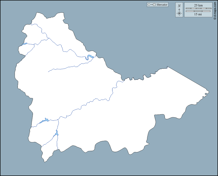 Sirba : d-maps.com: mappa gratuita, mappa muta gratuita, cartina muta gratuita : contorni, idrografia