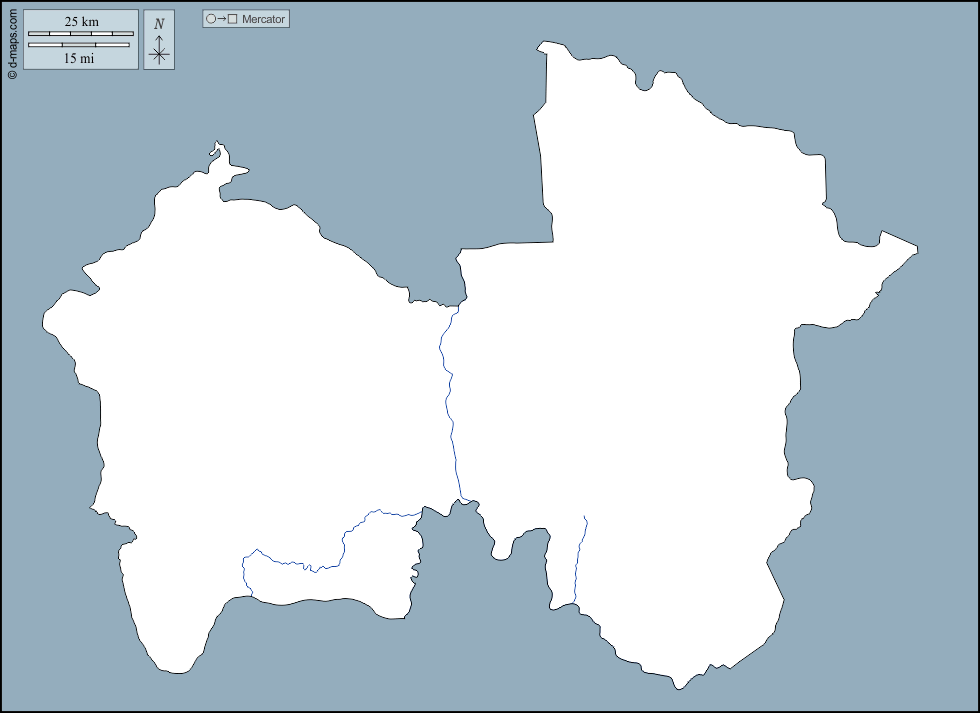 Sourou : d-maps.com: mappa gratuita, mappa muta gratuita, cartina muta gratuita : contorni, idrografia