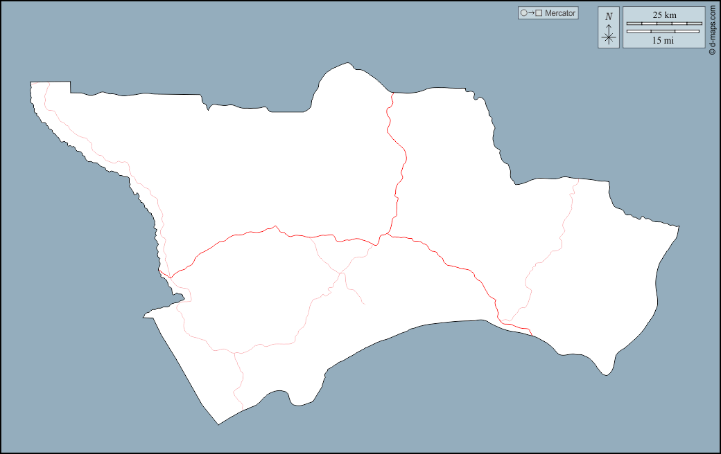 مامبرة كاديي : خريطة مجانية, خريطة خاليه من الفراغ, خريطة الخطوط العريضة, خريطة القاعدة الحرة
 : الخطوط العريضة, الطرق