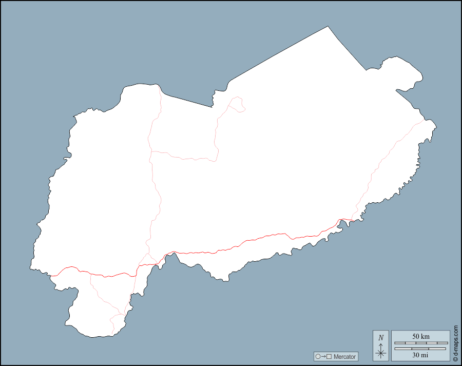 Мбому : d-maps.com: Бесплатная карта, бесплатная карта, свободная карта, Бесплатная базовая карта
 : контур, дорог