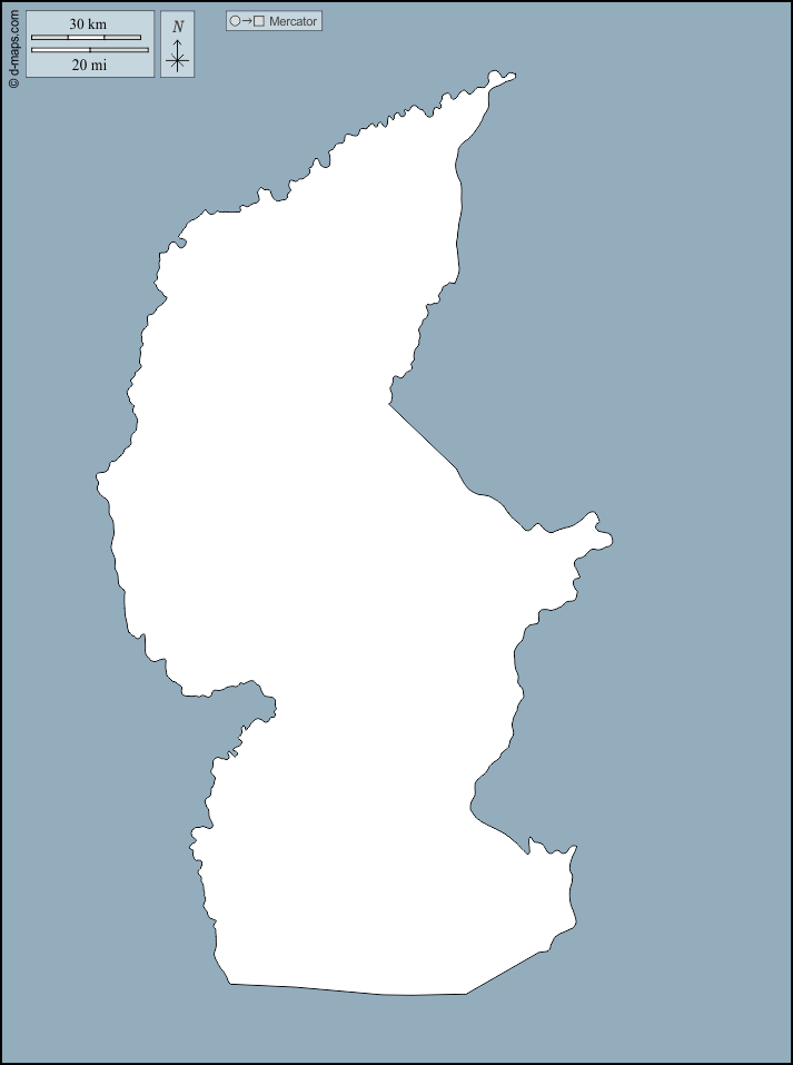 Ouham : d-maps.com: carte géographique gratuite, carte géographique muette gratuite, carte vierge gratuite, fond de carte gratuit, formats graphiques courants : contours