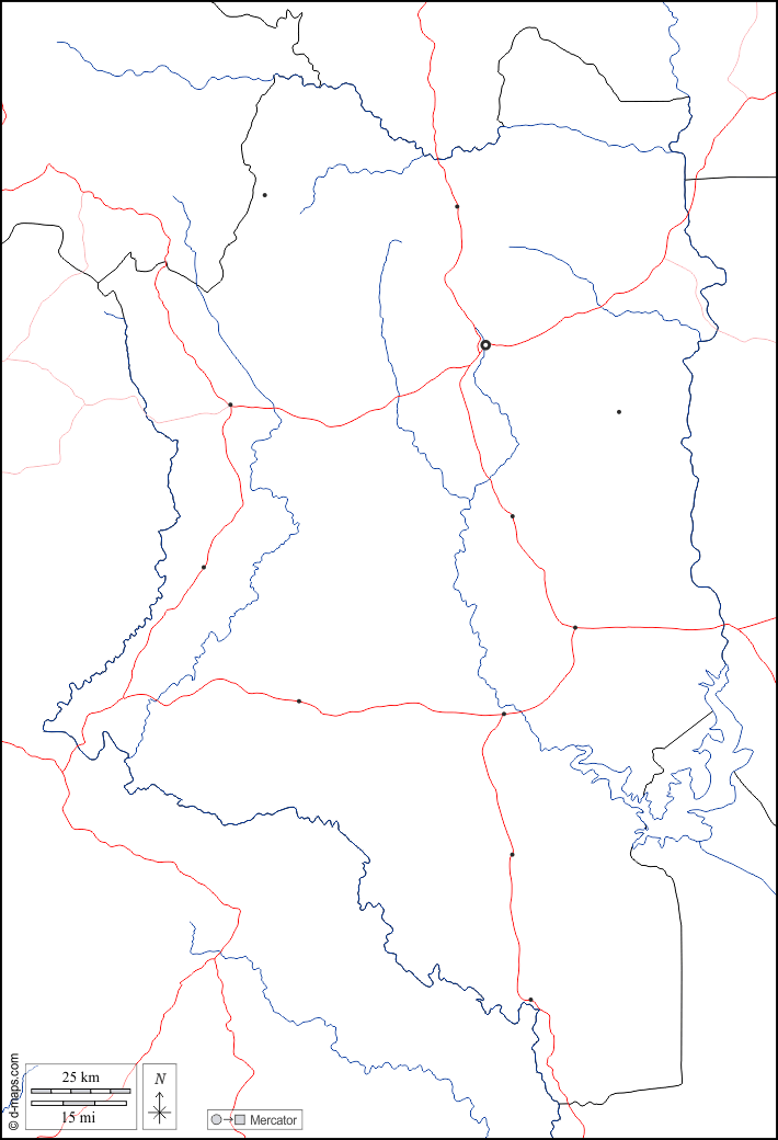 Montagnes : d-maps.com: mapa gratuito, mapa mudo gratuito, mapa en blanco gratuito, plantilla de mapa : fronteras, hidrografía, principales ciudades, carreteras, blanco
