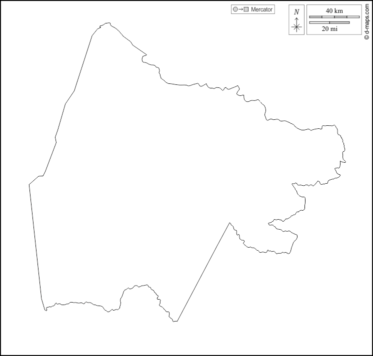 Гаш-Барка : d-maps.com: Бесплатная карта, бесплатная карта, свободная карта, Бесплатная базовая карта
 : контур, Белый