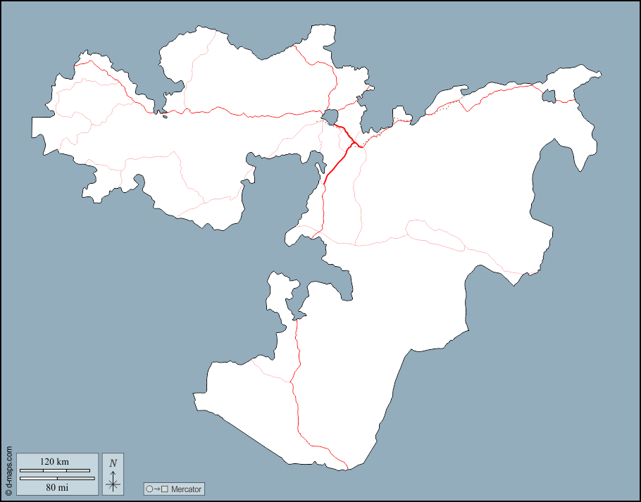 Oromia : d-maps.com: carte géographique gratuite, carte géographique muette gratuite, carte vierge gratuite, fond de carte gratuit, formats graphiques courants : contours, routes