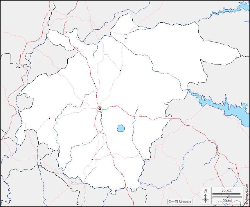 Ashanti : d-maps.com: mappa gratuita, mappa muta gratuita, cartina muta gratuita : frontiere, idrografia, principali città, strade
