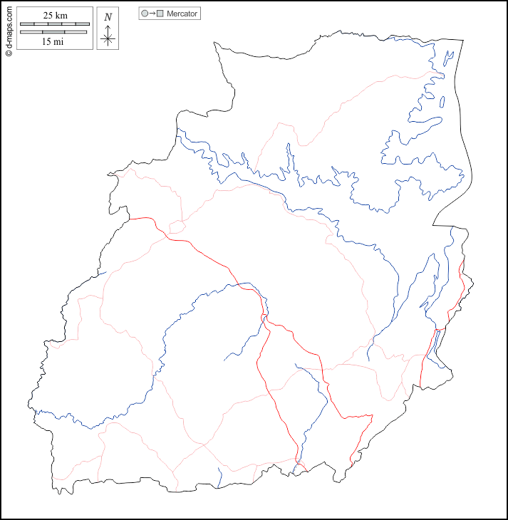 Eastern, d-maps.com: free map, free blank map, free outline map, free ...