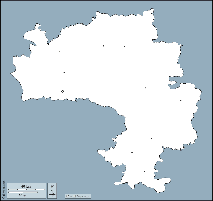 Northern : d-maps.com: Kostenlose Karten, kostenlose stumme Karte, kostenlose unausgefüllt Landkarte, kostenlose hochauflösende Umrisskarte : Umrisse, Wichtige Städte