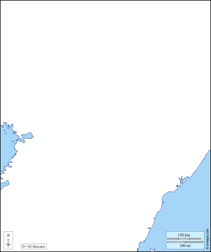 Кения : d-maps.com: Бесплатная карта, бесплатная карта, свободная карта, Бесплатная базовая карта
 : побережья