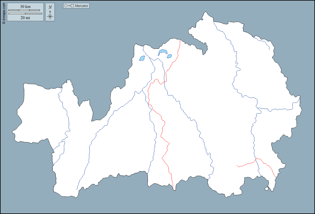 Betsiboka : d-maps.com: mapa gratuito, mapa mudo gratuito, mapa en blanco gratuito, plantilla de mapa : contornos, hidrografía, carreteras