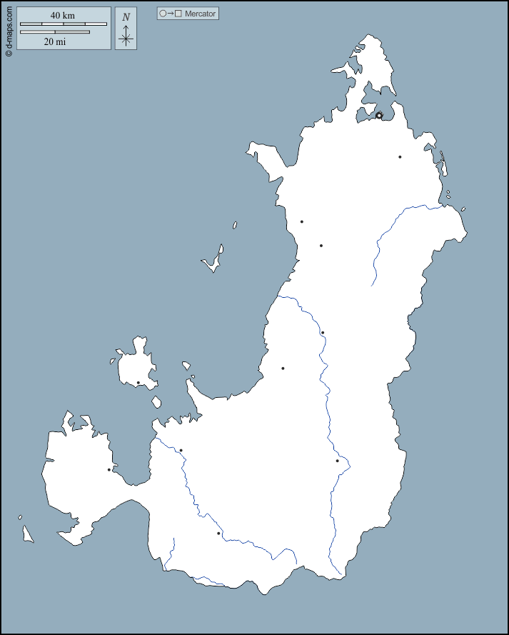 迪亚纳大区 : d-maps.com: 免费地图, 免费的空白地图, 免费的轮廓地图, 免费基地地图 : 大纲, 水文学, 主要城市