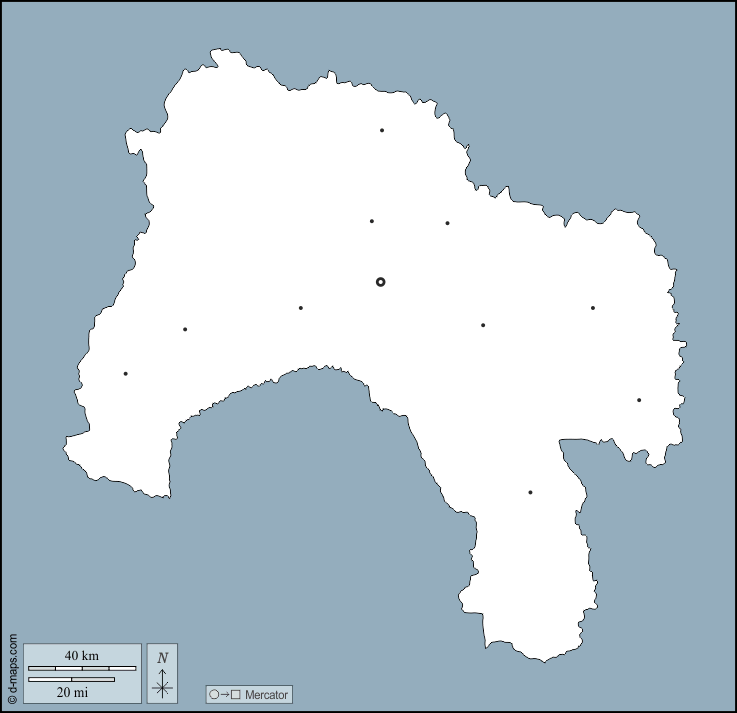 Ihorombe : d-maps.com: free map, free blank map, free outline map, free base map : outline, main cities