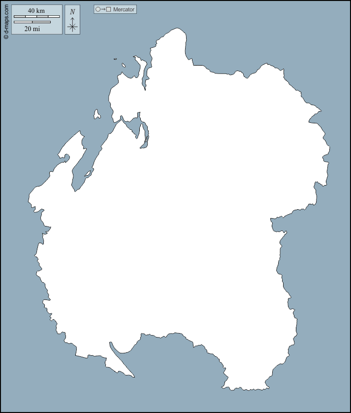 Sofia : d-maps.com: mappa gratuita, mappa muta gratuita, cartina muta gratuita : contorni