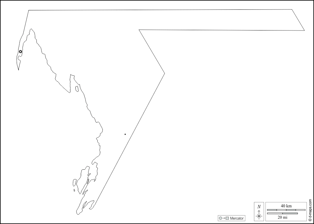 ダフレト・ヌアジブ州 : d-maps.com: 無料地図, 無料の空の地図, 無料のアウトラインマップ, 無料のベースマップ
 : 輪郭, 主要都市, 白い