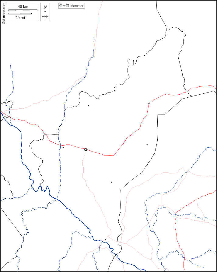 Dosso : d-maps.com: Kostenlose Karten, kostenlose stumme Karte, kostenlose unausgefüllt Landkarte, kostenlose hochauflösende Umrisskarte : Grenzen, Hydrografie, Wichtige Städte, Straßen, weiß