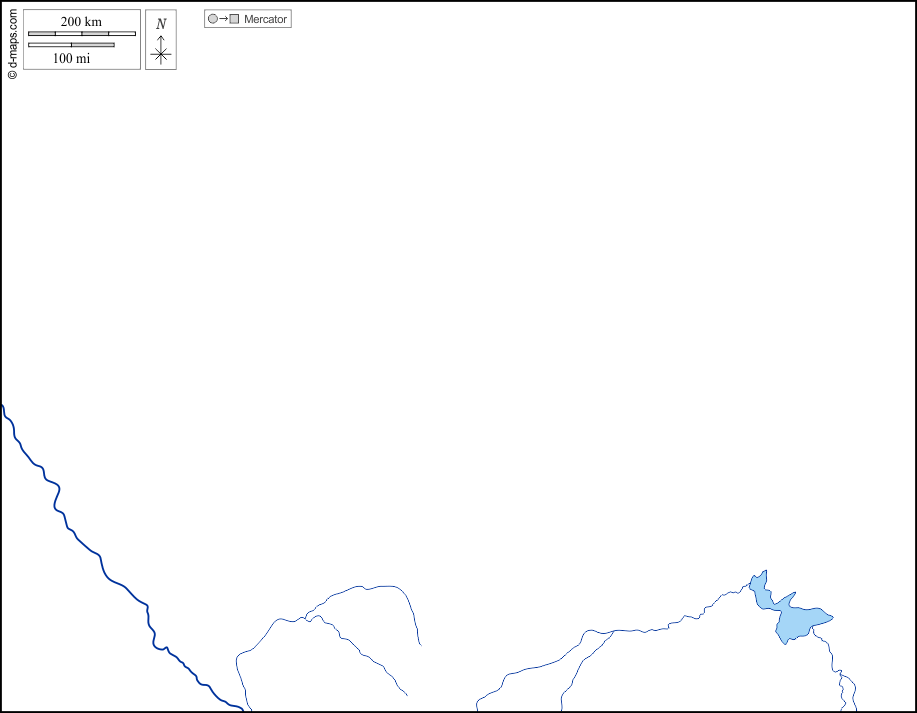 Niger : d-maps.com: mapa livre, mapa em branco livre, mapa livre do esboço, mapa básico livre
 : costas, hidrografia