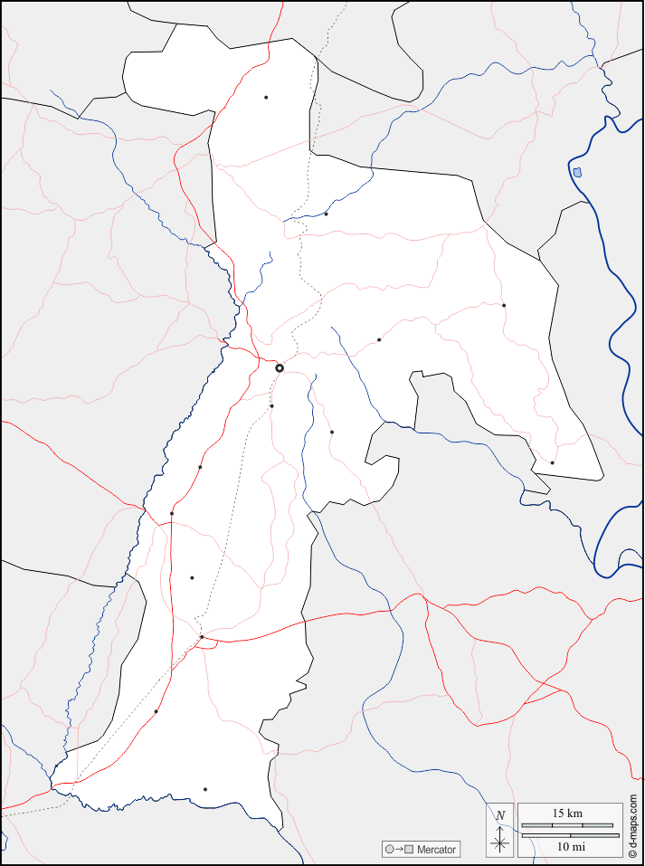 Abia : d-maps.com: mapa gratuito, mapa mudo gratuito, mapa en blanco gratuito, plantilla de mapa : fronteras, hidrografía, principales ciudades, carreteras