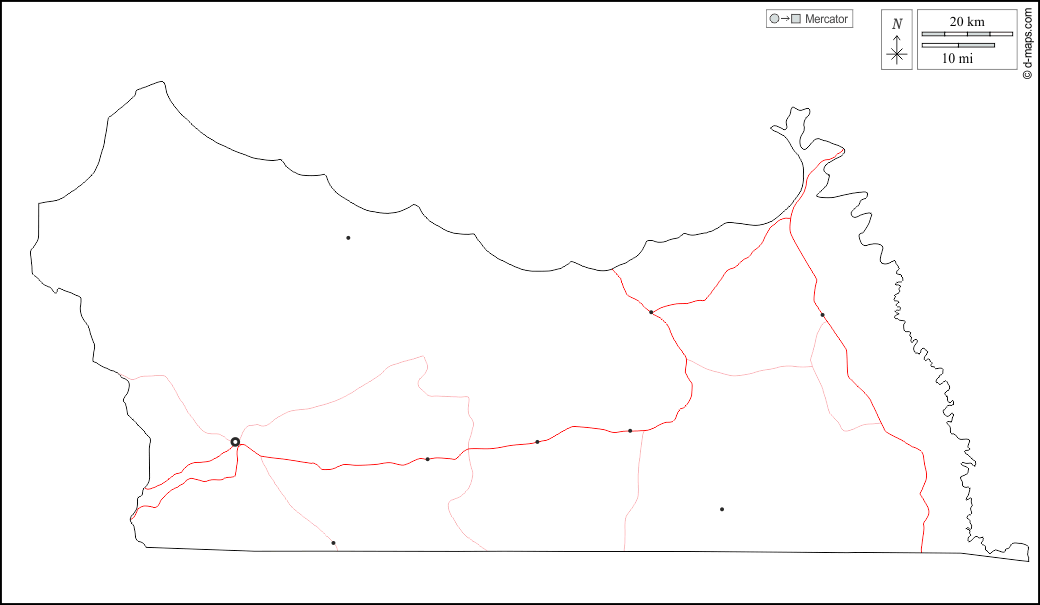 كولدا : خريطة مجانية, خريطة خاليه من الفراغ, خريطة الخطوط العريضة, خريطة القاعدة الحرة
 : الخطوط العريضة, المدن الرئيسية, الطرق, أبيض