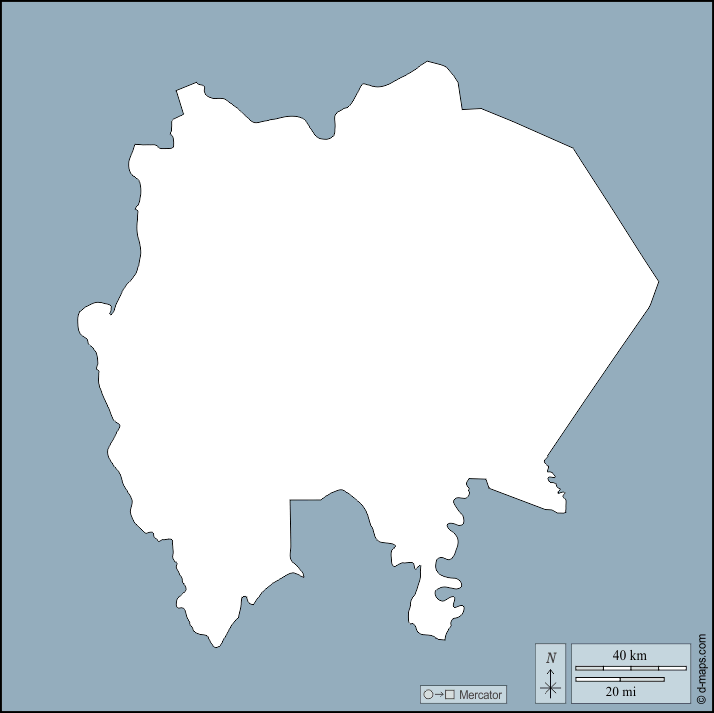 Gezira : d-maps.com: mappa gratuita, mappa muta gratuita, cartina muta gratuita : contorni