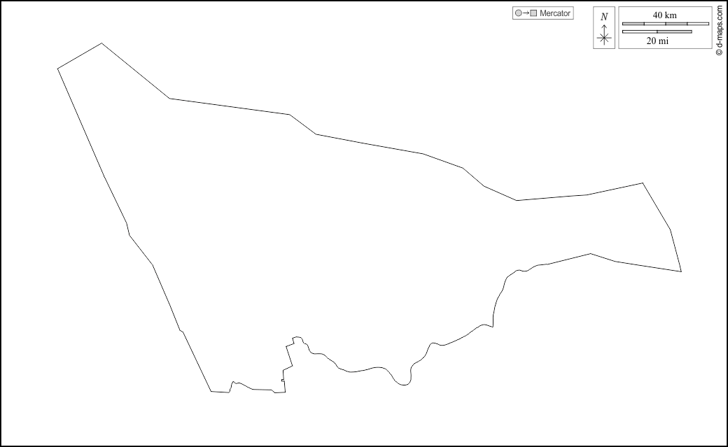Khartoum : d-maps.com: free map, free blank map, free outline map, free base map : outline, white