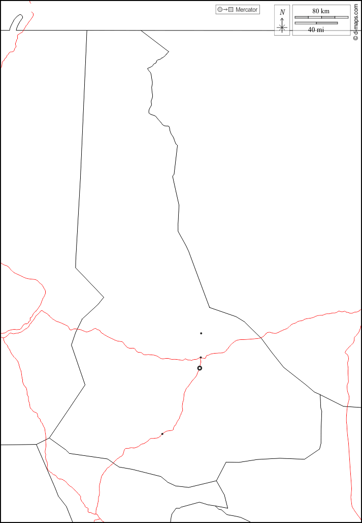 Nilo : d-maps.com: mappa gratuita, mappa muta gratuita, cartina muta gratuita : frontiere, principali città, strade, bianco