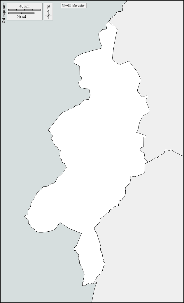 Darfur Occidentale : d-maps.com: mappa gratuita, mappa muta gratuita, cartina muta gratuita : frontiere