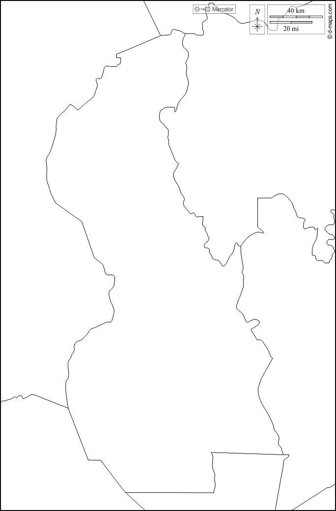 Nilo Bianco : d-maps.com: mappa gratuita, mappa muta gratuita, cartina muta gratuita : frontiere, bianco