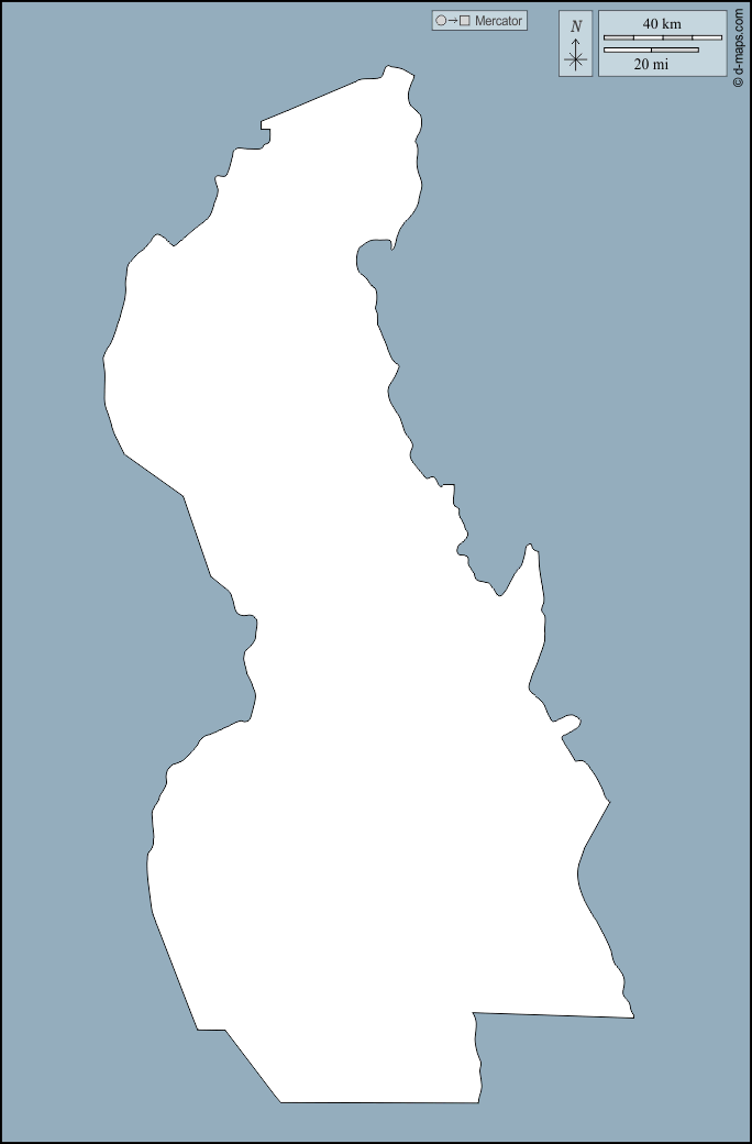 White Nile : d-maps.com: free map, free blank map, free outline map, free base map : outline