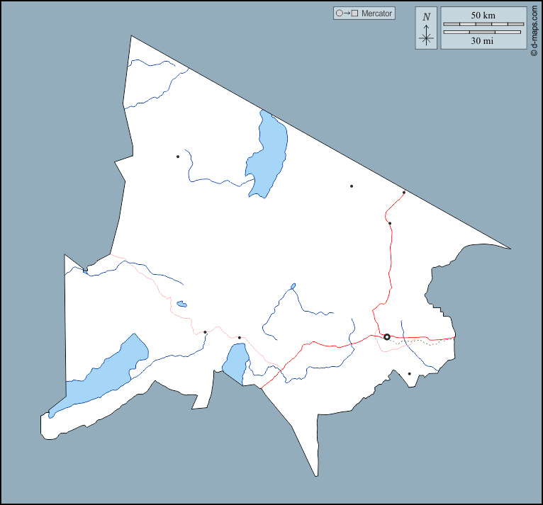 Arusha : d-maps.com: mappa gratuita, mappa muta gratuita, cartina muta gratuita : contorni, idrografia, principali città, strade