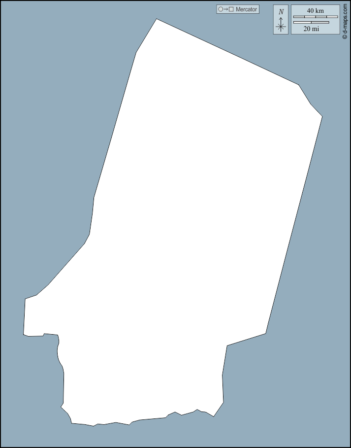 加扎勒河區 : d-maps.com: 免费地图, 免费的空白地图, 免费的轮廓地图, 免费基地地图 : 大纲