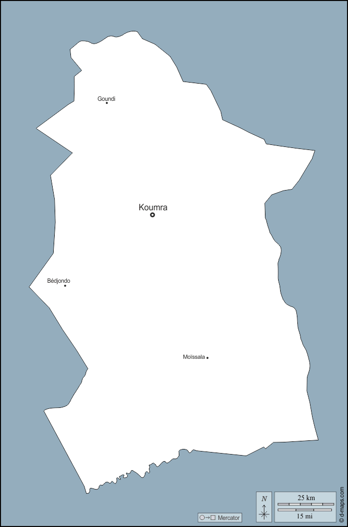 Мандуль : d-maps.com: Бесплатная карта, бесплатная карта, свободная карта, Бесплатная базовая карта
 : контур, Главные города, имена