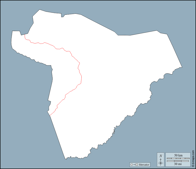 Salamat : d-maps.com: mappa gratuita, mappa muta gratuita, cartina muta gratuita : contorni, strade