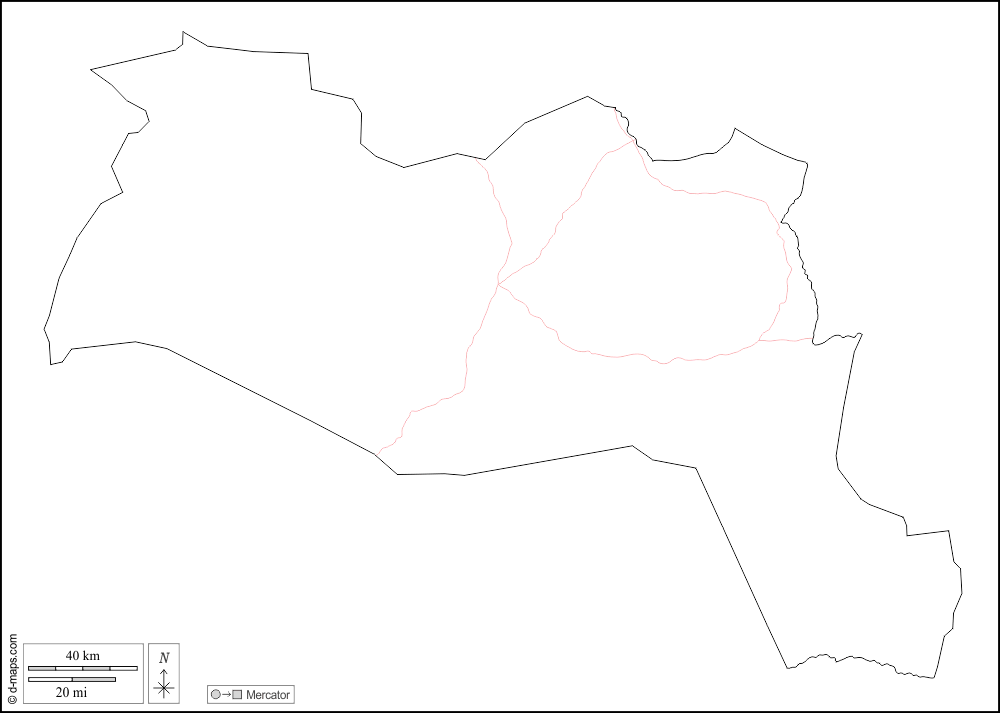 Sila : d-maps.com: mapa livre, mapa em branco livre, mapa livre do esboço, mapa básico livre
 : contornos, estradas, branco