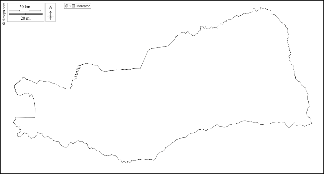 Lusaka : d-maps.com: Kostenlose Karten, kostenlose stumme Karte, kostenlose unausgefüllt Landkarte, kostenlose hochauflösende Umrisskarte : Umrisse, weiß