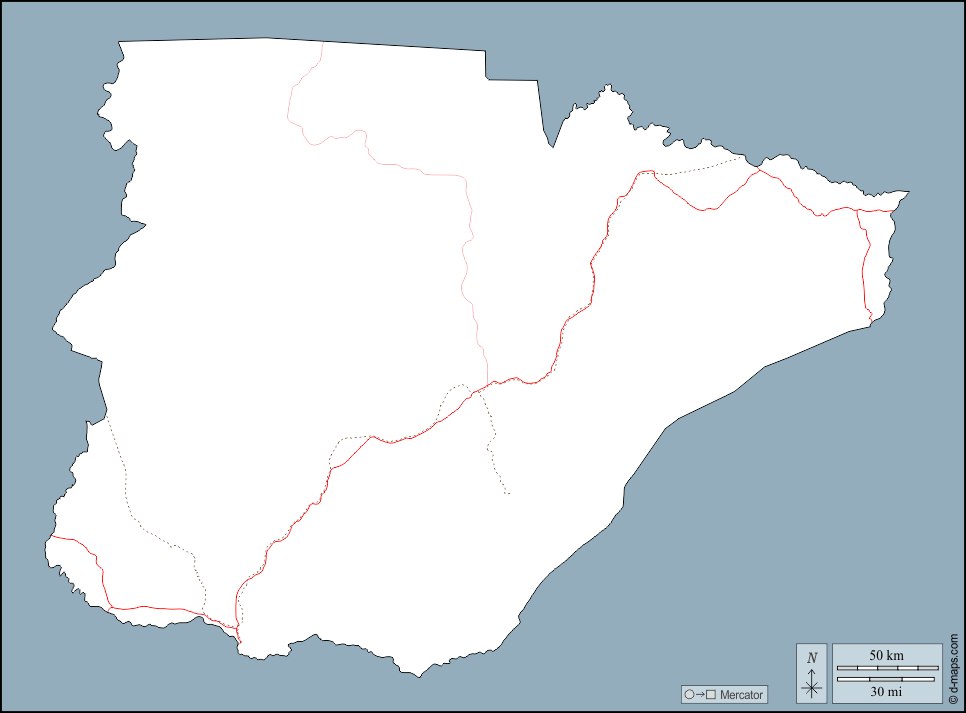 Sur : d-maps.com: mapa gratuito, mapa mudo gratuito, mapa en blanco gratuito, plantilla de mapa : contornos, carreteras
