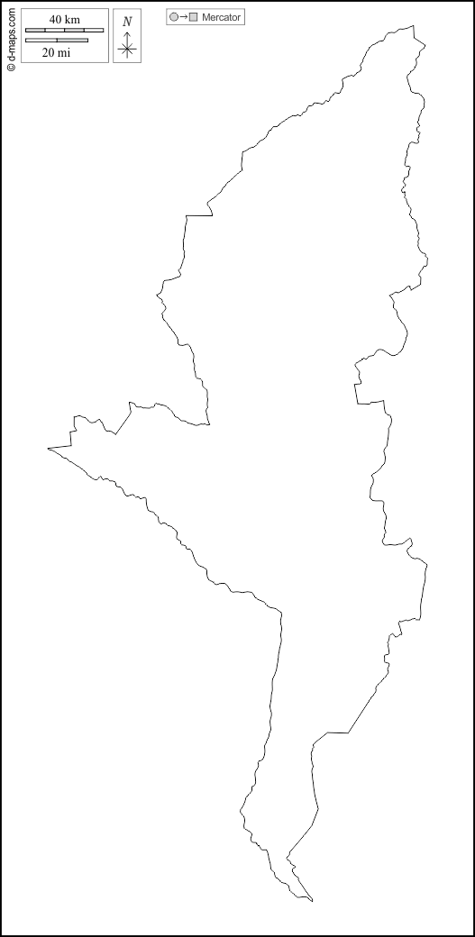 Маникаленд : d-maps.com: Бесплатная карта, бесплатная карта, свободная карта, Бесплатная базовая карта
 : контур, Белый