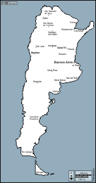 Argentina: Free maps, free blank maps, free outline maps, free base maps