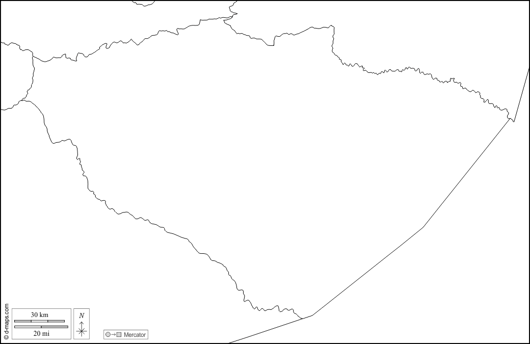 Pastaza : d-maps.com: mappa gratuita, mappa muta gratuita, cartina muta gratuita : frontiere, bianco