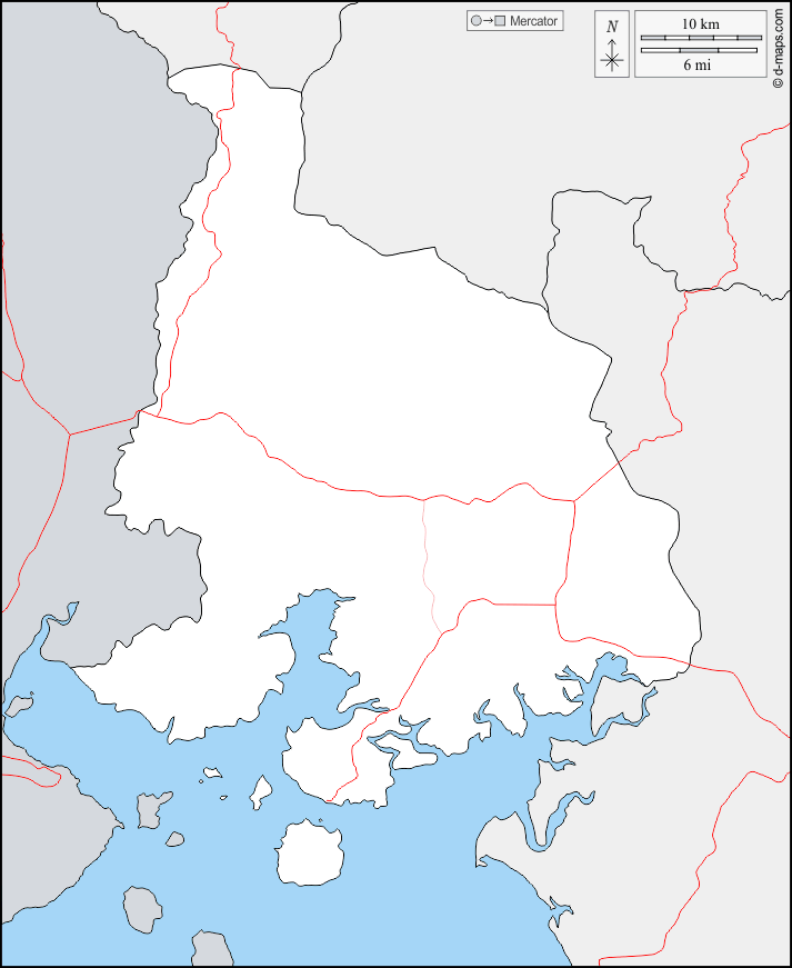 Valle : d-maps.com: Kostenlose Karten, kostenlose stumme Karte, kostenlose unausgefüllt Landkarte, kostenlose hochauflösende Umrisskarte : Grenzen, Straßen