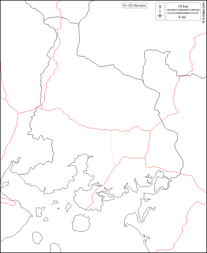 Valle : d-maps.com: Kostenlose Karten, kostenlose stumme Karte, kostenlose unausgefüllt Landkarte, kostenlose hochauflösende Umrisskarte : Grenzen, Straßen, weiß
