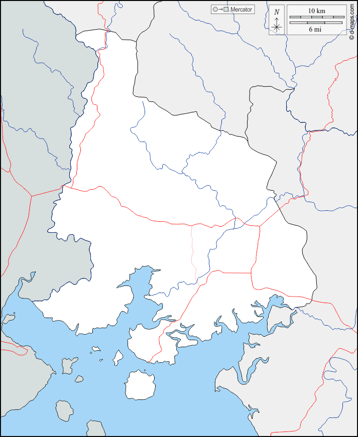 Valle : d-maps.com: Kostenlose Karten, kostenlose stumme Karte, kostenlose unausgefüllt Landkarte, kostenlose hochauflösende Umrisskarte : Grenzen, Hydrografie, Straßen