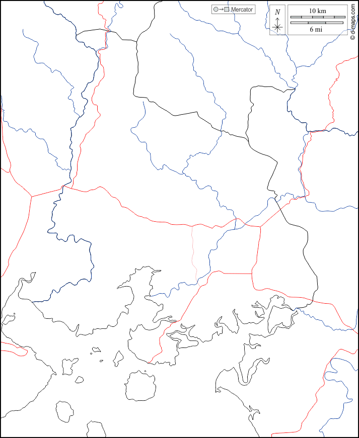 Valle : d-maps.com: Kostenlose Karten, kostenlose stumme Karte, kostenlose unausgefüllt Landkarte, kostenlose hochauflösende Umrisskarte : Grenzen, Hydrografie, Straßen, weiß