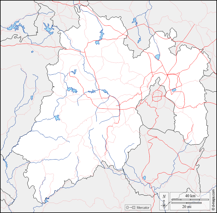 México : d-maps.com: carte géographique gratuite, carte géographique muette gratuite, carte vierge gratuite, fond de carte gratuit, formats graphiques courants : frontières, hydrographie, routes