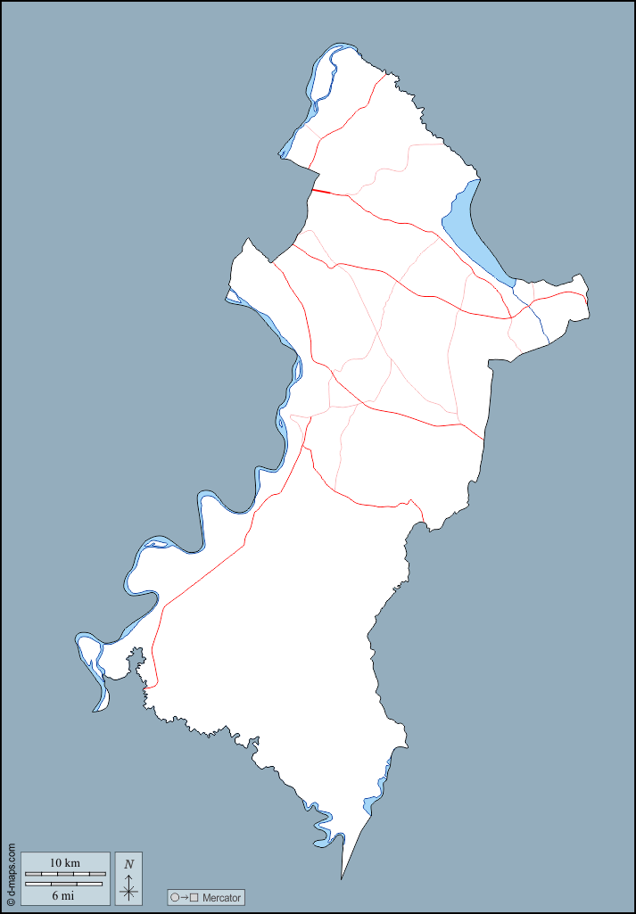 Central : d-maps.com: mapa gratuito, mapa mudo gratuito, mapa en blanco gratuito, plantilla de mapa : contornos, hidrografía, carreteras