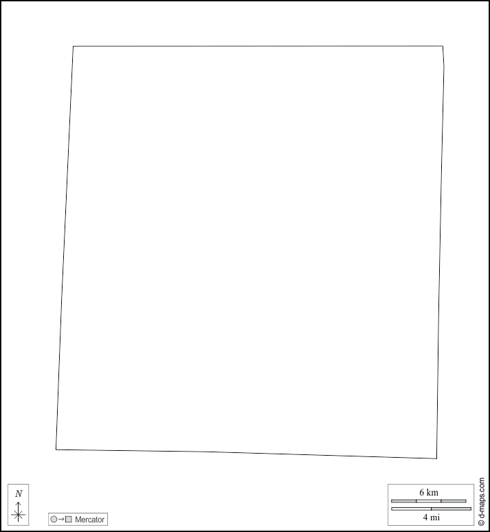 Contea di Person : d-maps.com: mappa gratuita, mappa muta gratuita, cartina muta gratuita : contorni, bianco