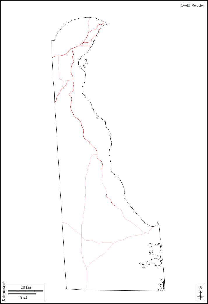 डेलावेयर : d-maps.com: नि: शुल्क मानचित्र, नि: शुल्क रिक्त नक्शा, नि: शुल्क रूपरेखा मानचित्र, नि: शुल्क आधार मानचित्र
 : बाह्यरेखा, सड़कों, सफेद