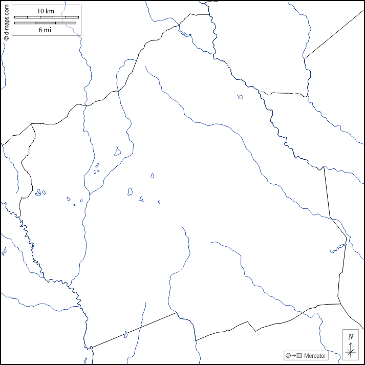 Contea di Washington : d-maps.com: mappa gratuita, mappa muta gratuita, cartina muta gratuita : frontiere, idrografia, bianco