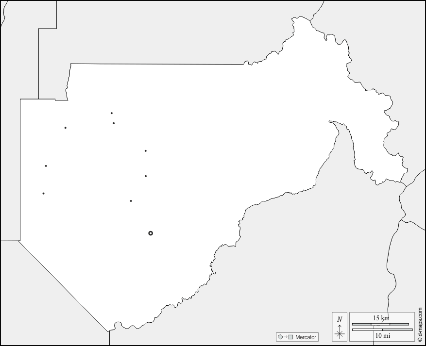 Contea di Boise : d-maps.com: mappa gratuita, mappa muta gratuita, cartina muta gratuita : frontiere, principali città
