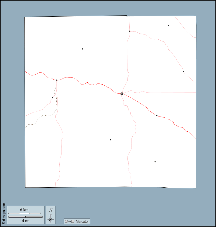 Contea di Orange : d-maps.com: mappa gratuita, mappa muta gratuita, cartina muta gratuita : contorni, principali città, strade